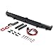 RCLions Metal Rear Bumper with Lights/Shackles/Trailer Hitch for TRX4,SCX10-ii 90046 1/10 RC Crawler Car