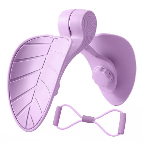 homimanor Thigh Master Thigh Exerciser, Hip & Inner Thigh Exercise Equipment, Pelvic Floor Muscle Trainer with Figure 8 Resistance Band for Arm Leg, Thigh Toner Kegel Exercise Products for Women