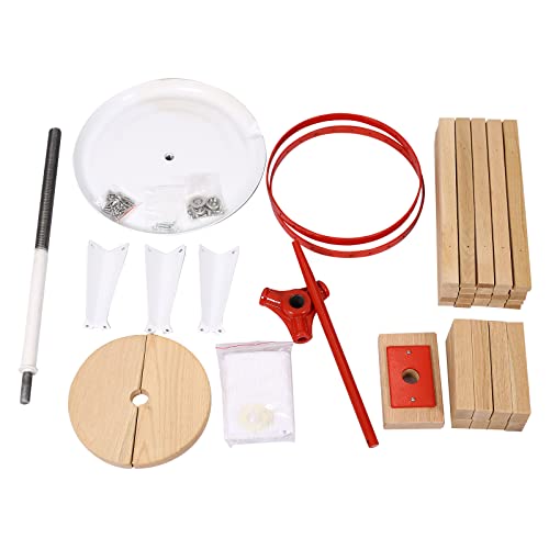 Cider Press,Wine Press,Wine Making Supplies,Fruit Wine Press-4.8Gallon/18L,For Juice Maker,Family Party,Eatery,Fresh Squeezed Fruit Store,Metal & Wood,Oak #TOP2