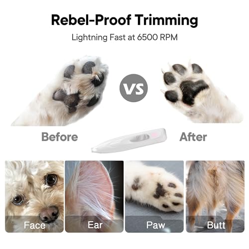FURBONA Dog Paw Trimmer with LED Light - $9.99 - Image 4