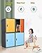 KAER Metal Locker Storage Cabinet With 1 Door, 19.6