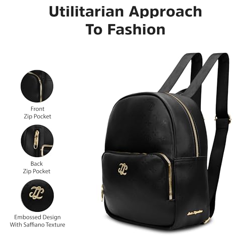 Image of Lavie Signature Women's Colourblock Conway Fashion Backpack for Women | Fashion Backpack for Work | Ladies purse | Stylish Shoulder Bag | Gift For Women