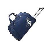 Mala de Viagem Oxford com rodinhas, bolsa de negócios unissex, bolsa de viagem de grande capacidade a bordo (Azul, G)