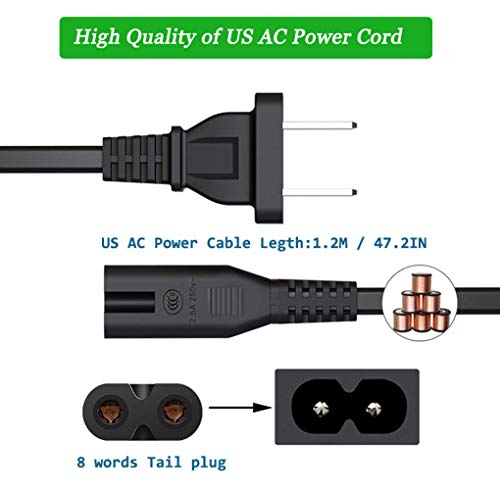 TKDY CA-110 AC Adapter CA110 Compact Power Supply Charger kit for Canon VIXIA HF M50 M52 M500 R20 R21 R30 R32 R40 R42 R50 R52 R60 R200 R300 R500 R600 R800, LEGRIA HF R206 R26 Camcorders. - Thumbnail 3