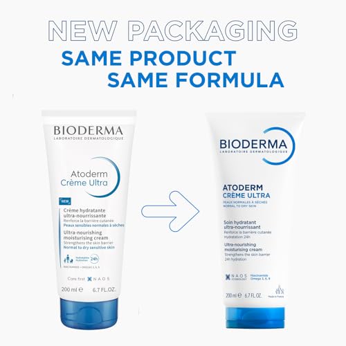 Image of Bioderma Atoderm Creme Ultra-Nourishing - Moisturizer For Normal To Sensitive Dry Skin, 200ml