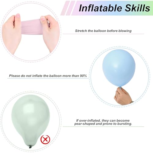 Image of Party Propz Pastel Balloons For Decoration - Pack of 100 Pcs Rainbow Theme Decoration | Candy Theme Birthday Decorations | Multicolor Balloons For Birthday (Latex)