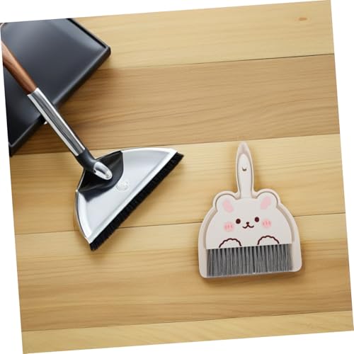 Toyvian 4 Sets Kunststoff Tischbesen Mit Schaufel Tischreinigung Kleine Kehrschaufel Tisch Minibesen Miniaturbesen Kleiner Schneebesen Mini Handbesen Tisch Kehrschaufel Und Besen – Bild 7