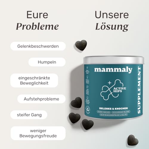 mammaly Active Hips® Grünlippmuschel-Komplex für Hunde (110 Snacks) – Ansicht 2