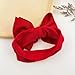 GEZISAN Baby Nylon Headbands Valentine's Day Baby Bows Stretchy Red Headbands for Newborns Infant Cute Hair Accessories (Y15, FZ)