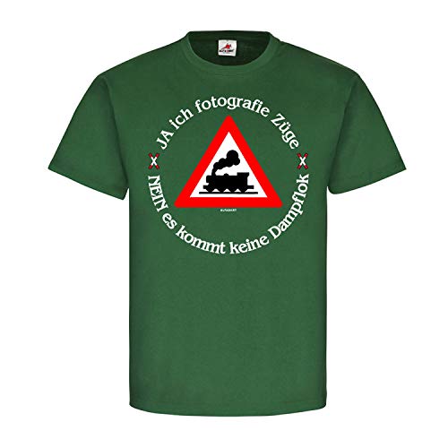 T-shirt photographe Ja ich Fotografer XXL, le cadeau parfait en vert