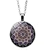 Produktbild Unbekannt Générique Halskette Anhänger Mandala-Stil Blume Lotus, Stahl