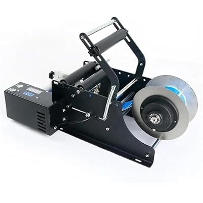 Electric Bottle Sticker Labeling Machine,Semi-Automatic Plane Labeling Machine, Bottle Labeling Machine, Speed 20–40 Pieces/Minute, Applicable Bottle Diameter 15-130mm