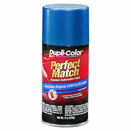Image of Dupli-Color EBCC04227 Perfect Match Automotive Spray Paint - Chrysler Intense Blue Pearl, PB3 - 8 oz. Aerosol Can