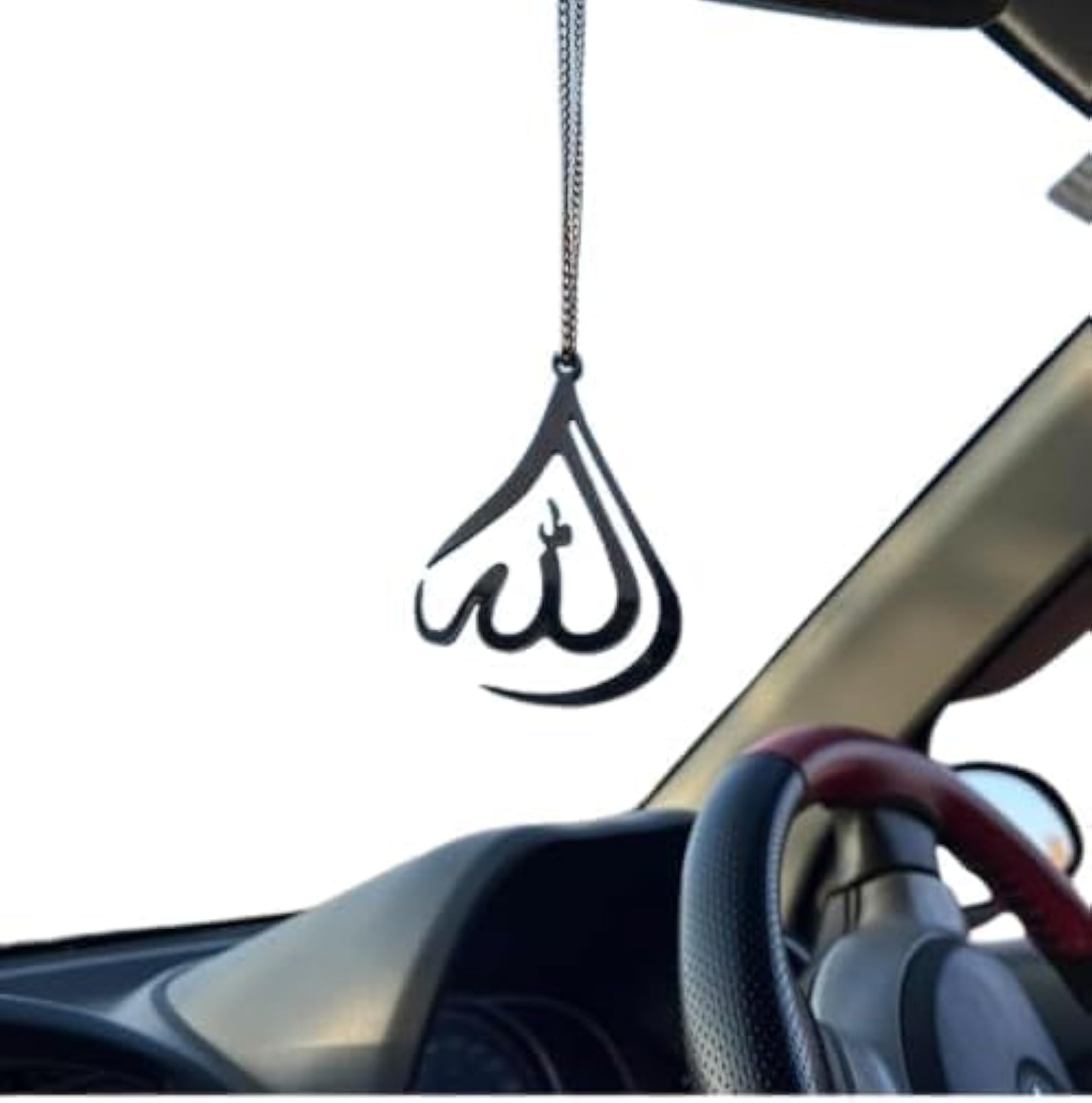 Acrylic Allah Car Mirror Hanging Accessories