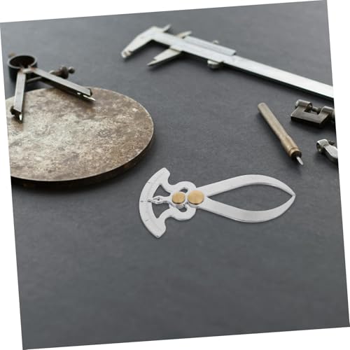 Calibrador medidor de espesores de precisión de acero inoxidable para medición precisa de diámetros exteriores, espesores y espesores de pared, diseño fácil de usar para trabajos en madera y metal miniatura 7