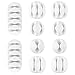 U-horizon - Lot de 10 attaches de câble - Système de gestion de câble U-horizon - Support de câble de bureau pour ordinateur ou câble de souris, blanc