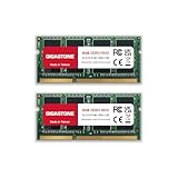 【メモリ ノートパソコン専用 DDR3】GIGASTONE 8GBx2枚 (16GB Kit) DDR3/DDR3L 1600MHz (1333MHz) PC3-12800 (PC3-10600) CL11 1.35V/1.5V 2Rx8 SODIMM 204ピン アンバッファー 非ECC ノートパソコンメモリモジュールアップグレード