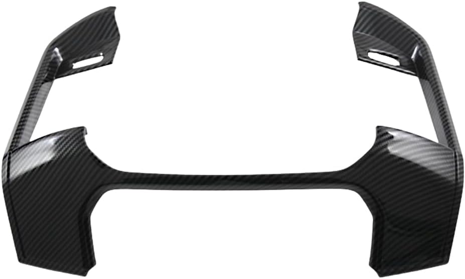 Carbon Fiber Interior Dashboard Panel Air Condition Cover Trim, Center Console Air Outlet Vent Frame Panel Cover, Compatible with Dodge Ram 1500 TRX 2019-2023