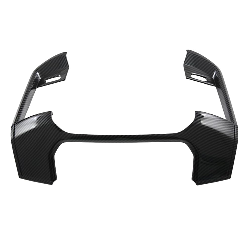 Carbon Fiber Interior Dashboard Panel Air Condition Cover Trim, Center Console Air Outlet Vent Frame Panel Cover, Compatible with Dodge Ram 1500 TRX 2019-2023