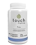 TOUCH OF SYNERGY - PABA 500mg - 90 Cápsulas - Ácido Para-aminobenzoico - Protege la Piel, Fortalece el Cabello y Aumenta la Energía.