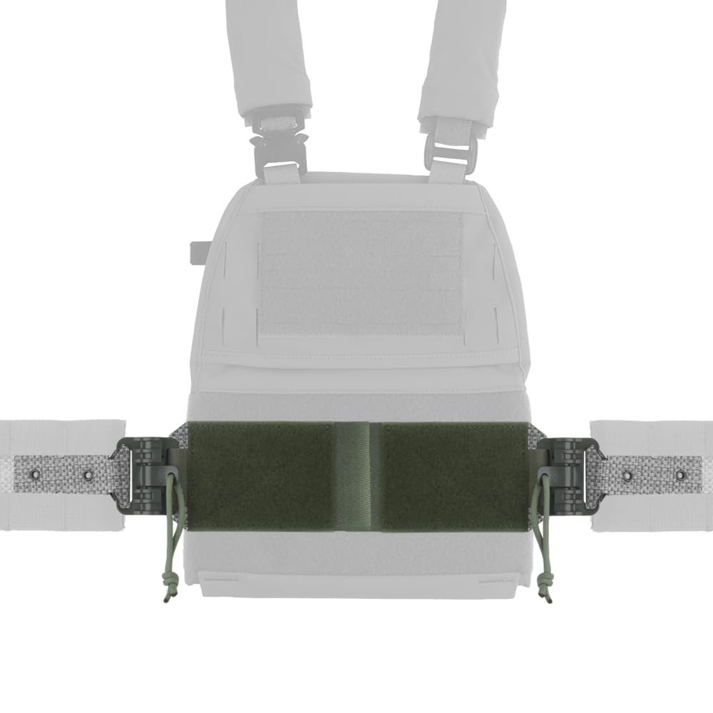 Gilet tattico FCPC V5 con Fibbia a sgancio rapido e Fascia da Caccia Airsoft, 2 Pezzi