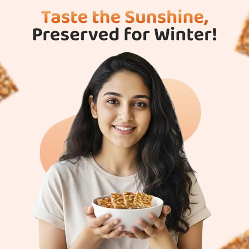 Image of Panchhi Peanut Chikki 500gram - Homemade Traditional Agra Chikki (Since 1926), Made with Sesame Seeds, Sugar & Peanuts |Crispy Tilkut, Healthy Jaggery Sweet for Winter, Festival & Gift