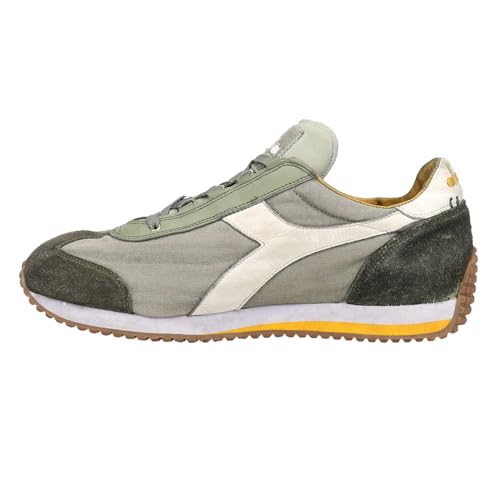 Diadora Mens Equip H Dirty Stone Wash Evo Lace Up Sneakers Shoes Casual - Green3