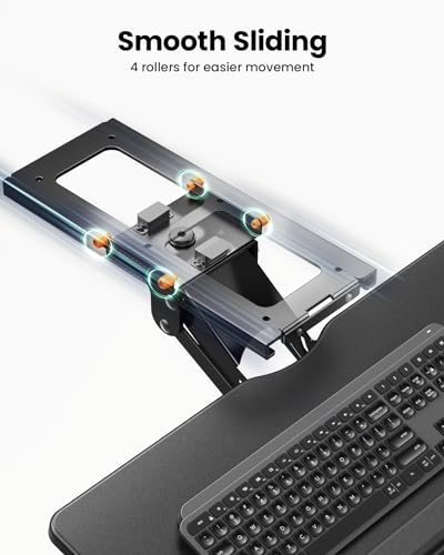 Ergear EGKB05B-US Keyboard Tray Under Desk thumb #4