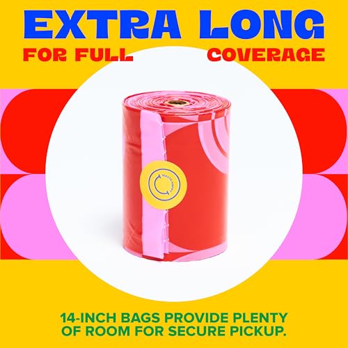 Image of Poop Bags for Dogs 200 Count - 14 inch Extra Long Leak-Resistant Waste Bag Tissue Box - Unscented Extra Thick Poop Bag, Easy to Tear Dog Bags for Poop - Convenient Dispenser Box