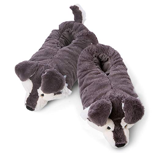 Nici 45745 Hausschuhe Husky Swante figürlich Plüsch Gr. 38-41 Winter Adventure