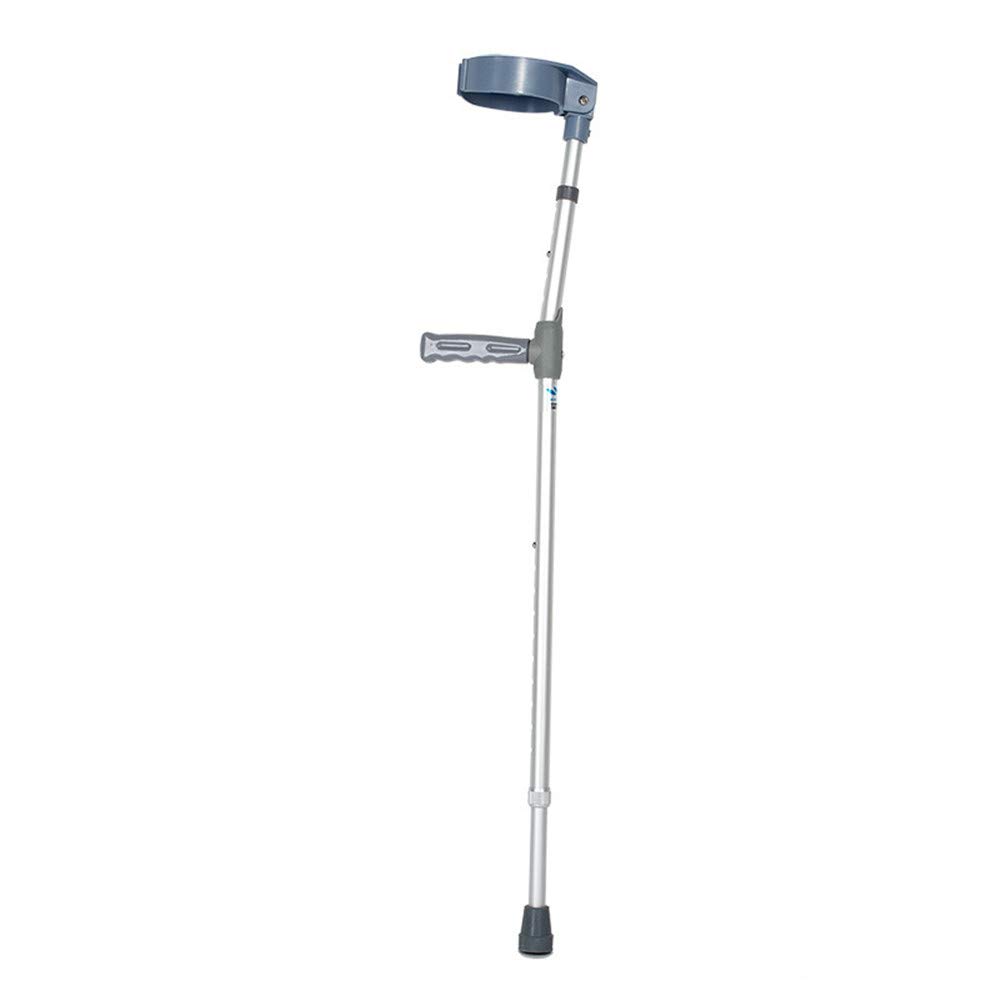 GSP Bastones de bastón y Bastones para Caminar Barra alisada Freedom Codo de aleación de Aluminio axila muleta Pierna Herida Suministros Ayuda Ayuda Entrenamiento de rehabilitación