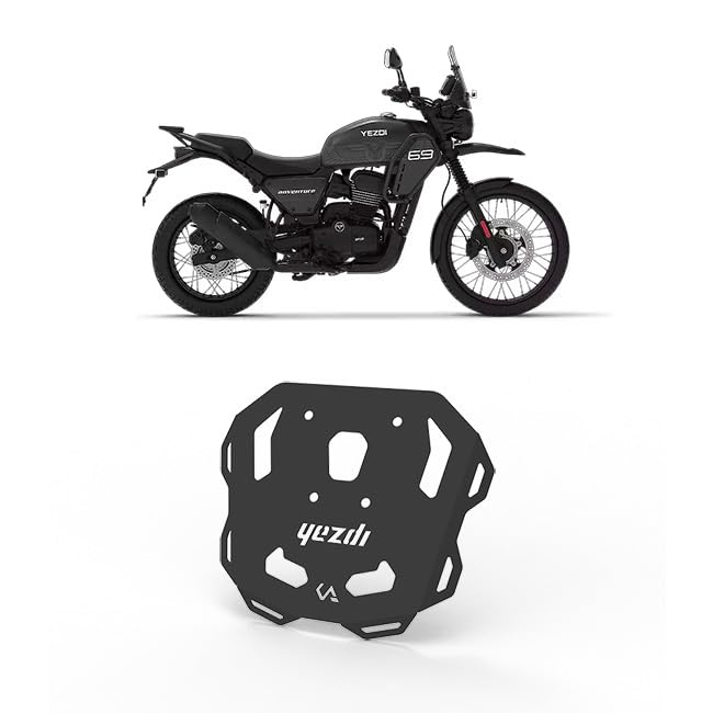 Konnen® Top Rack for Yezdi Adventure Compatible for Bags and Pannier (Black, Pack of 1)-image-10
