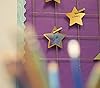Carson Dellosa 36-Piece Galaxy Star Cutouts, Science and Space Theme Marble and Gold Party Decorations, Name Tags, Bulletin Board, and Classroom Decor #5