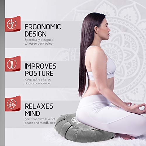 Florensi Meditation Cushion - Buckwheat - Image 3