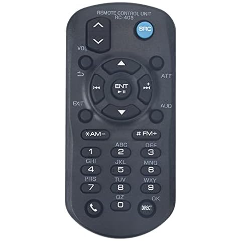 Neu RC-405 Ersatz Fernbedienung für Kenwood KDC-148 KDC-152 KDC-200U KDC-400U KDC-BT92SD KDCBT92SD KIV-BT900 KIV-700 KDC-BT30 KDC-BT50U KDC-BT60U KDC-BT40U KDC-6047U KDC-BT60U/BT945U/MP745U KDC-6047U Cover