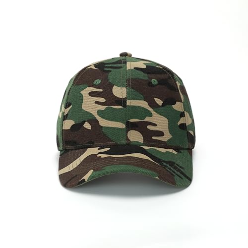 Image of ZH Plain Adjustable Baseball Cap - Lot of 12 Unisex Blank Design Caps