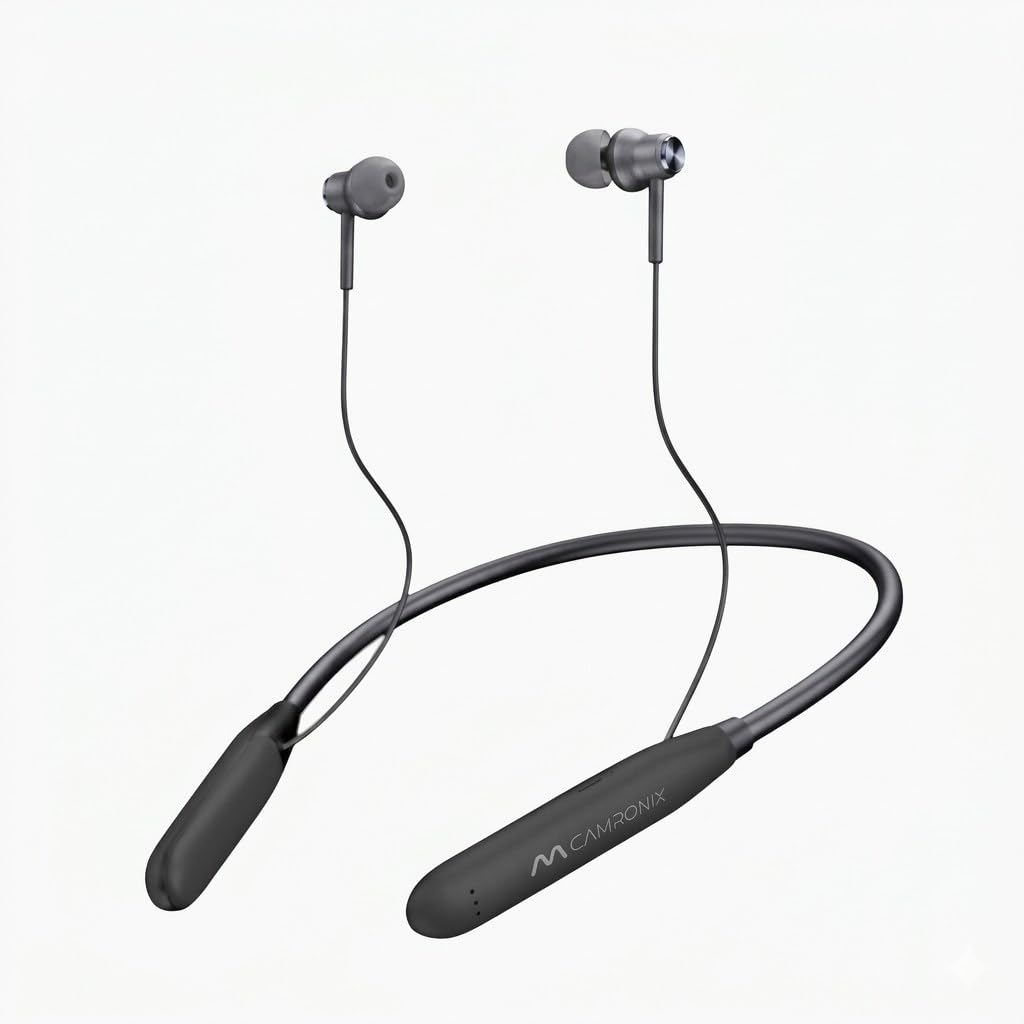 Melody Wireless Neckband | 35H Playtime, Hybrid ANC -40dB, 60ms Low Latency Gaming Mode, 10mm Graphene Drivers, Bluetooth 5.0, IPX-54 Waterproof, Magnetic Eartips, Clear HD Mic-image-7