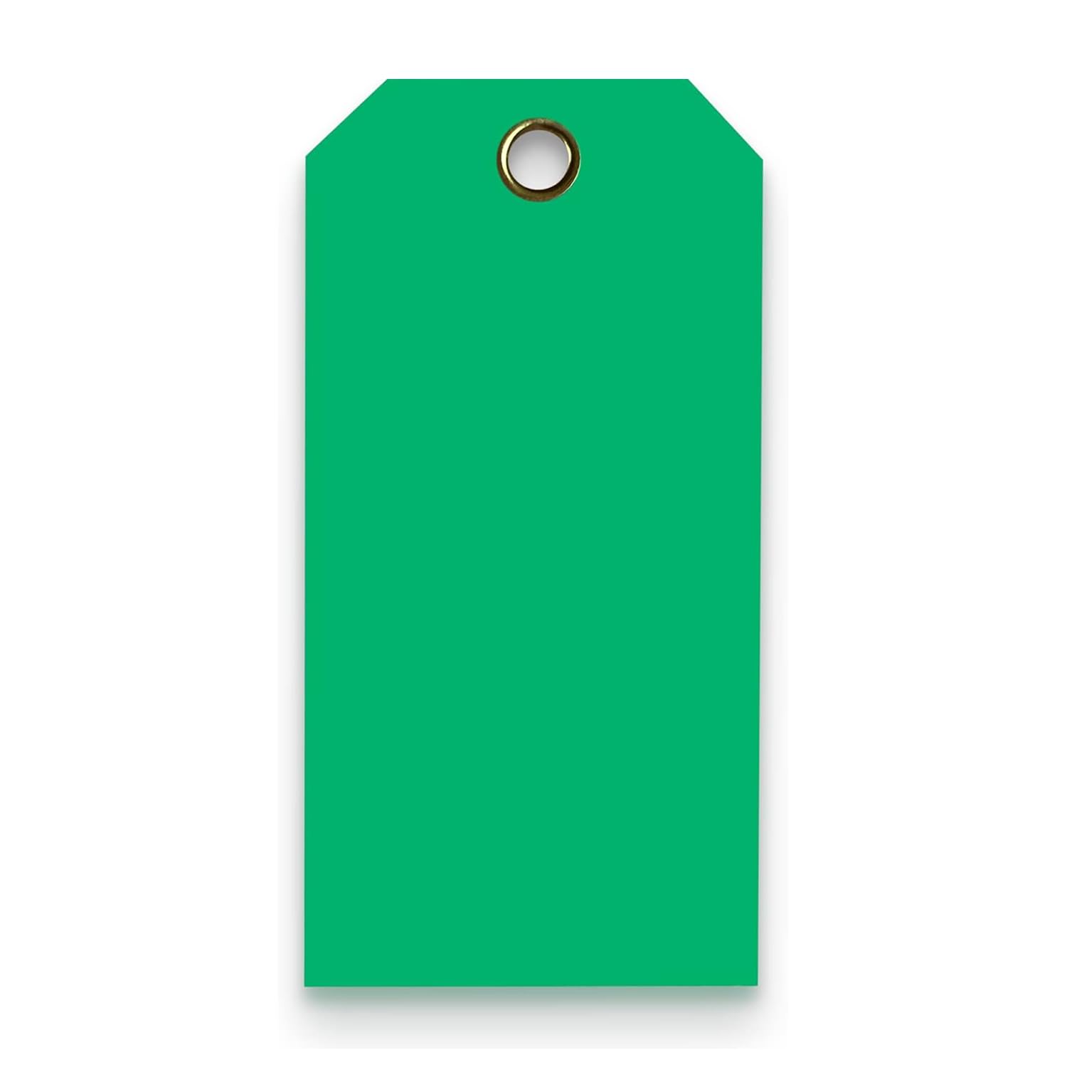 Etiquetas de plástico impermeables resistentes de 15 mil, equipamiento, válvula, mochila, paquete de 100 (3 x 6 pulgadas, verde oscuro)
