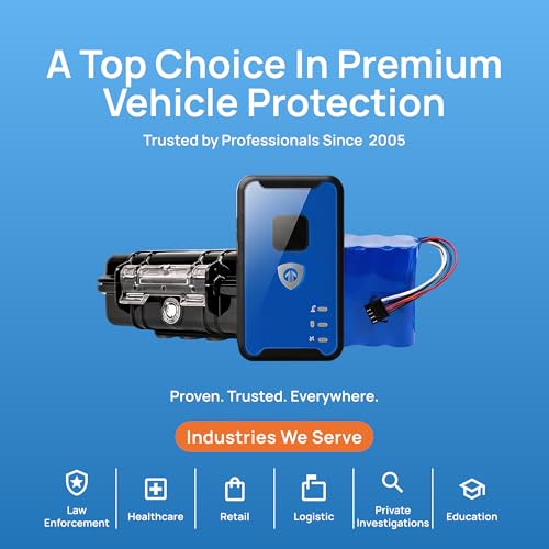 Image of Brickhouse Security GPS Car Tracker - Hidden Tracker for Vehicles - Long Lasting Battery 140-Day LTE GPS Tracking Device for Vehicles with Magnetic Case & Extended Battery - Subscription Required