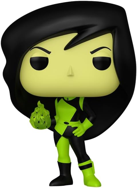 Funko Pop! Disney Kim Possible Shego Glow-in-The-Dark Vinyl Figure, 3.85 inches, Shop Exclusive #1582