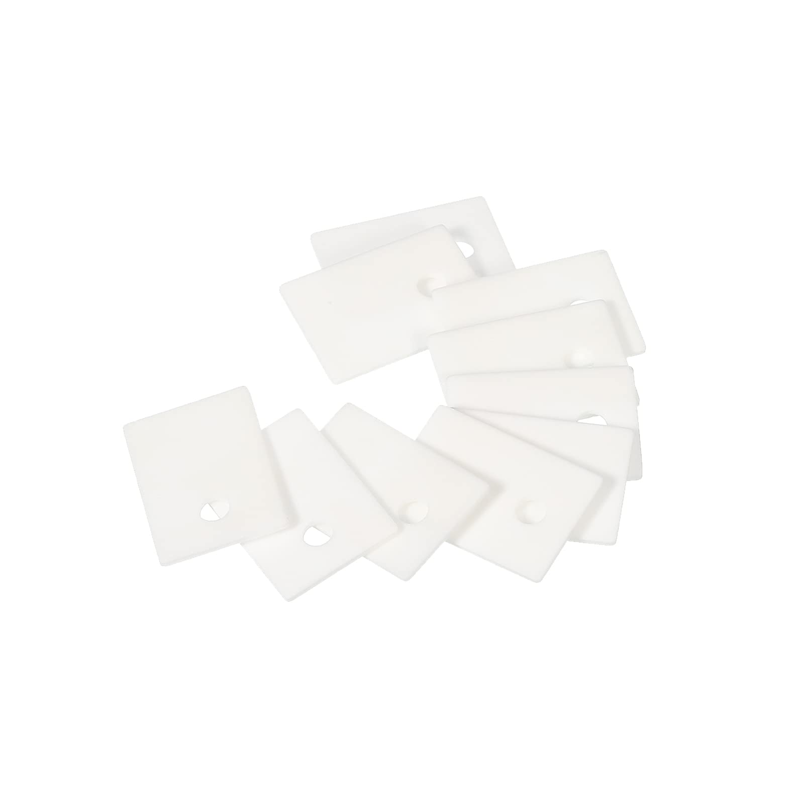 PATIKIL Alumina Ceramic Square Cooling Pad Insulating Sheets - 50x50x1.5mm (3pcs) For MOS Transistor