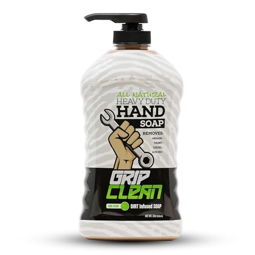 Grip Clean Heavy Duty Hand Cleaner for Mechanics – Natural...