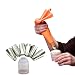 KeepingcooX® Silikonowa torebka do wyciskania lukru i 6 x zestaw dysz ze stali nierdzewnej DIY narzędzie do dekorowania, bonus 1 szczotka do czyszczenia