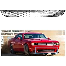 MGWILL Front Bumper Lower Grille Grill Compatible with 2015-2022 Dodge Challenger Replacement for 68259756AA CH1036146 Textured Black