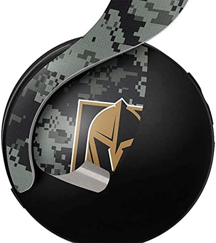 Skinit Decal Gaming Skin Compatible with Pulse 3D Wireless Headset for PS5 - Officially Licensed NHL Vegas Golden Knights Camo Design