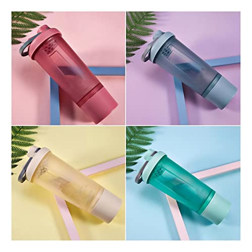 Vrouw sport wei eiwit shaker fles water fles meisje BPA Gratis lekbestendig gym fitness training sport voedingsfles - Image 4