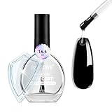 JODSONE 16.5ml Top Coat Clear Nail Polish, Quick Dry High Gloss Shine Large Volume Top Coat, Long Wear and Scratch Resistant for Women Salon DIY Nail Art