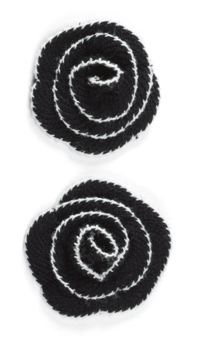 Jolee's Boutique 0015586949315 BLK HNDSTH Crochet FLWR 50-60358, Other