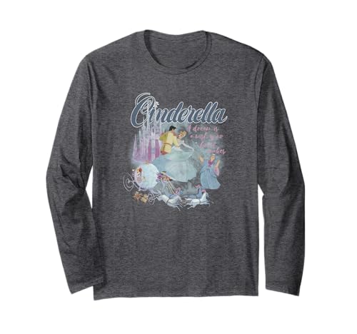 T-shirt Disney Cendrillon style rétro pour vos sorties décontractées d'automne