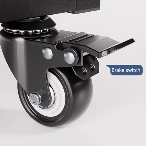Soporte móvil para TV con ruedas y almacenamiento miniatura 3